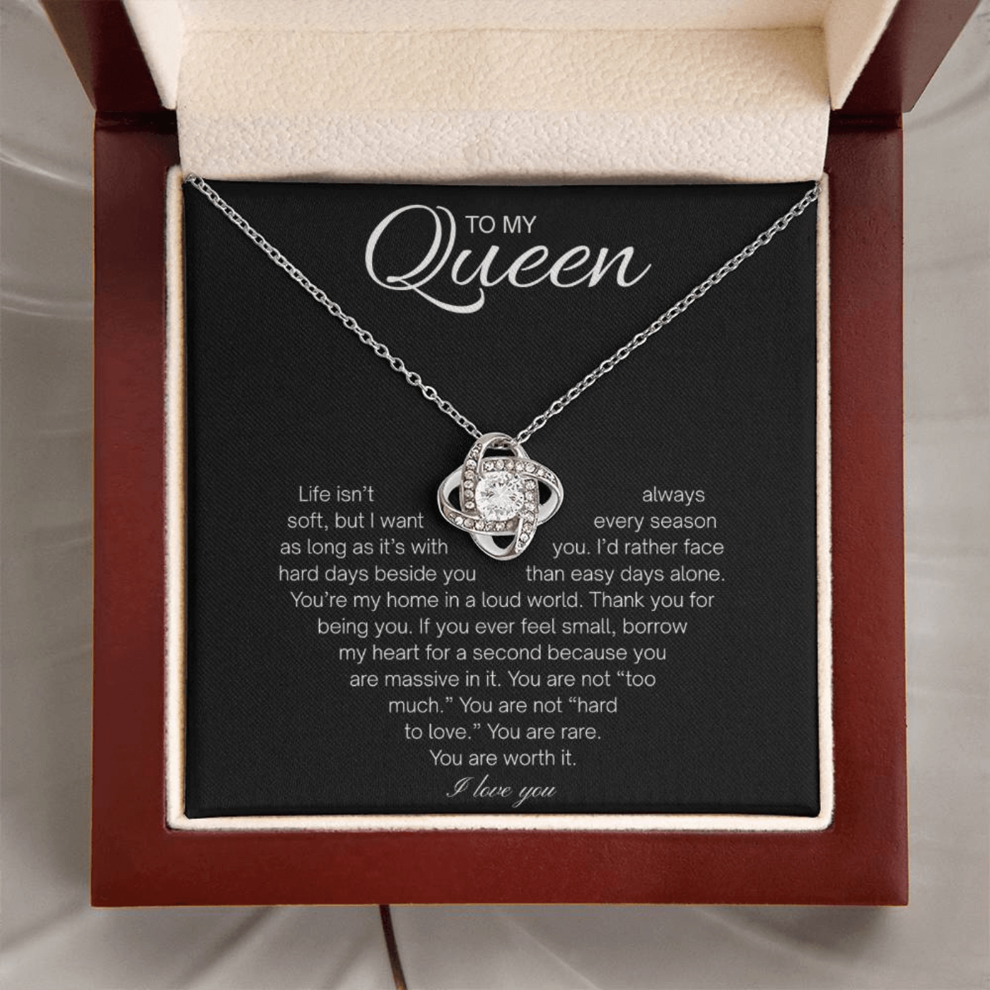 To My Queen: The Absolute Promise Necklace