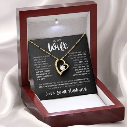 To My Wife: The Forever Bond Necklace