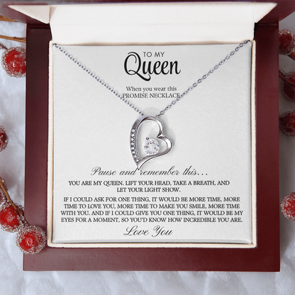 To My Queen: The Infinite Bond Necklace