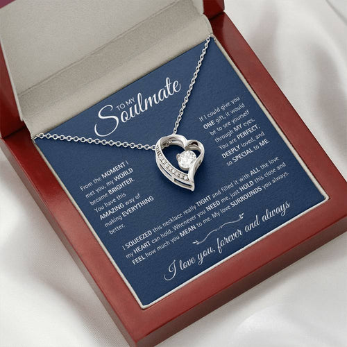 To My Soulmate: The Lifetime Bond Necklace