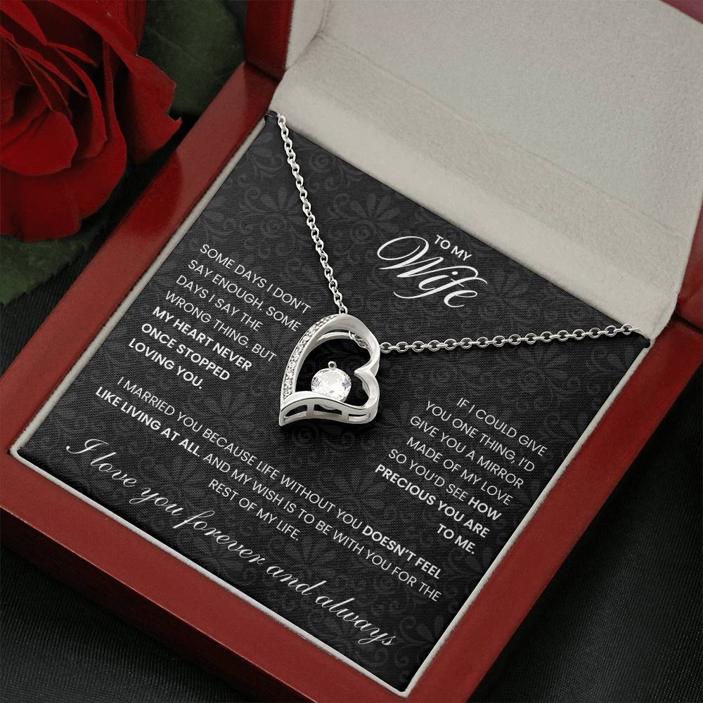 To My Wife: The Unbreakable Bond Necklace