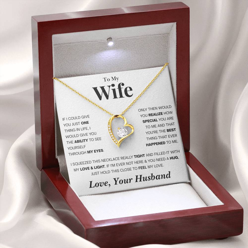 To My Wife: The Purest Promise Necklace