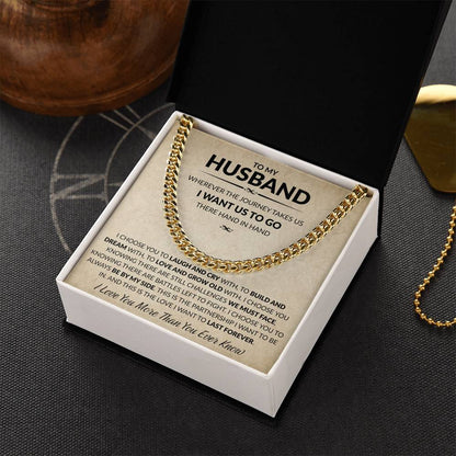 To My Husband: The Pillar of Strength Necklace