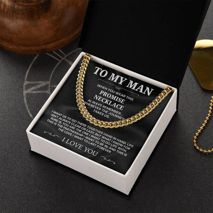 To My Man: The Ironclad Promise Necklace