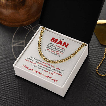 To My Man: The Forever Connected Necklace