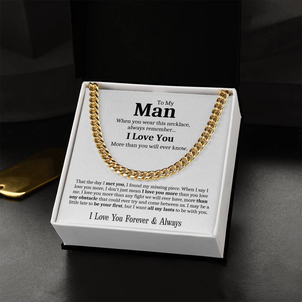 To My Man: Eternal Promise Necklace
