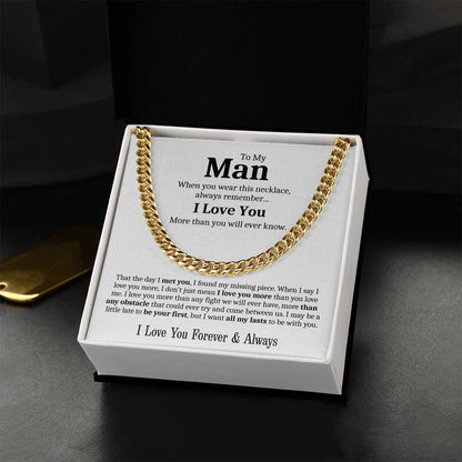 To My Man: Eternal Promise Necklace