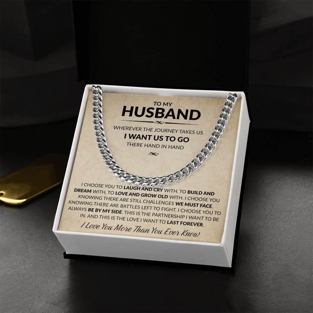 To My Husband: The Pillar of Strength Necklace