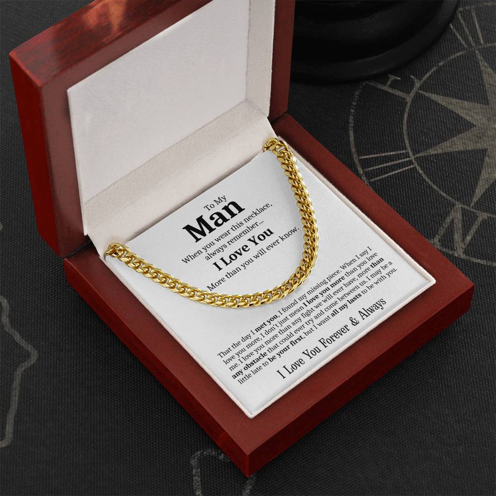 To My Man: Eternal Promise Necklace