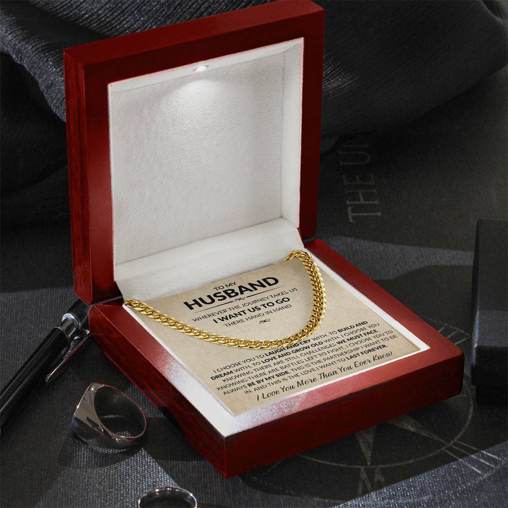 To My Husband: The Pillar of Strength Necklace