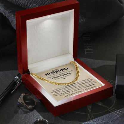 To My Husband: The Pillar of Strength Necklace