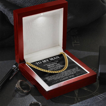 To My Man: The Ironclad Promise Necklace