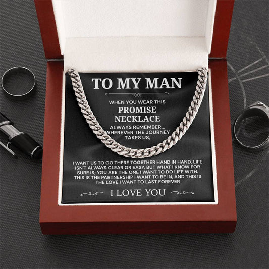To My Man: The Ironclad Promise Necklace