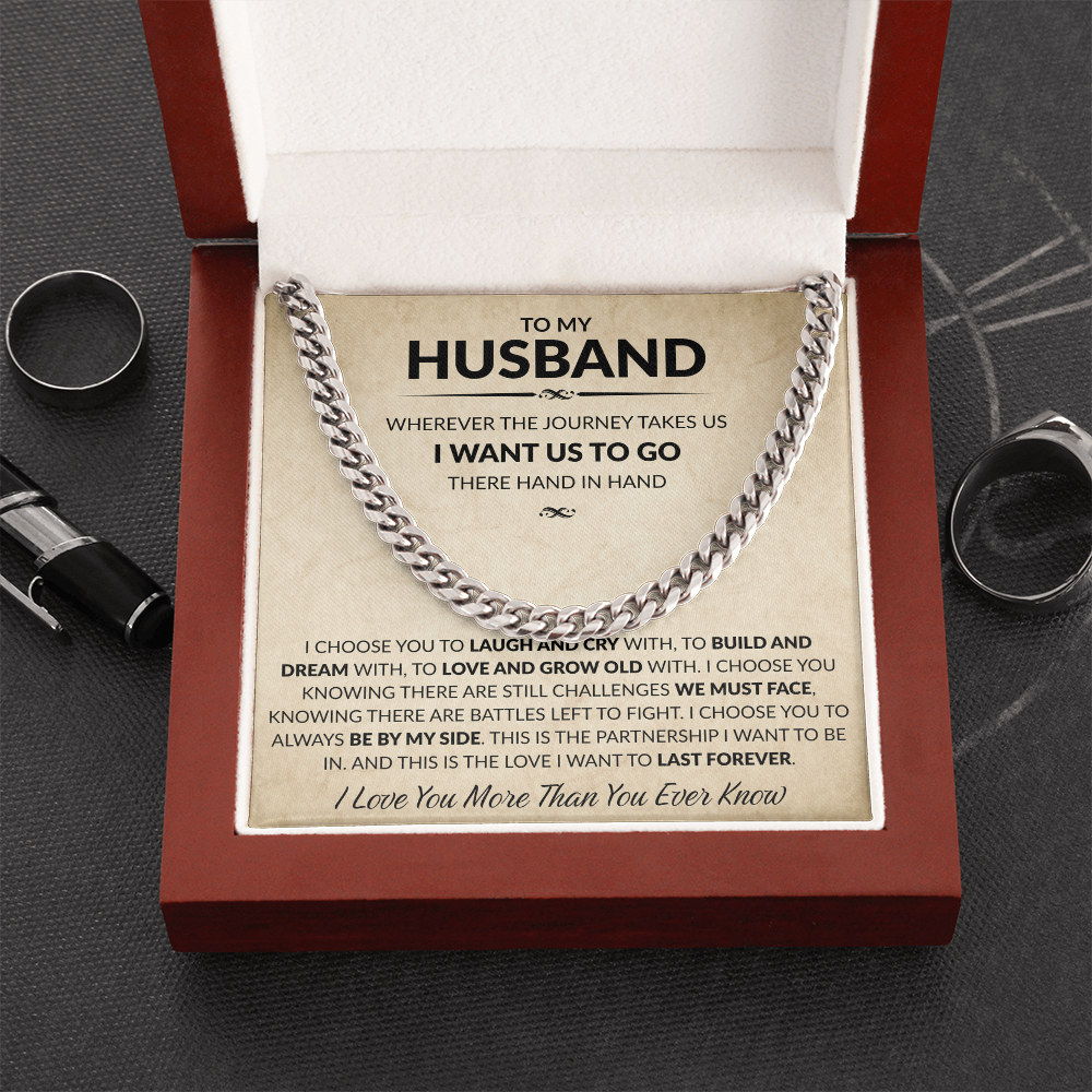 To My Husband: The Pillar of Strength Necklace
