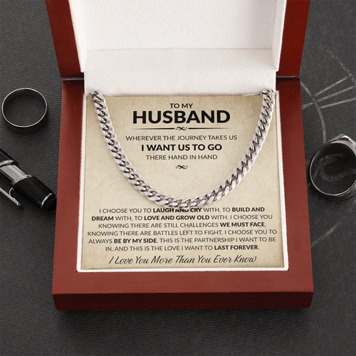 To My Husband: The Pillar of Strength Necklace