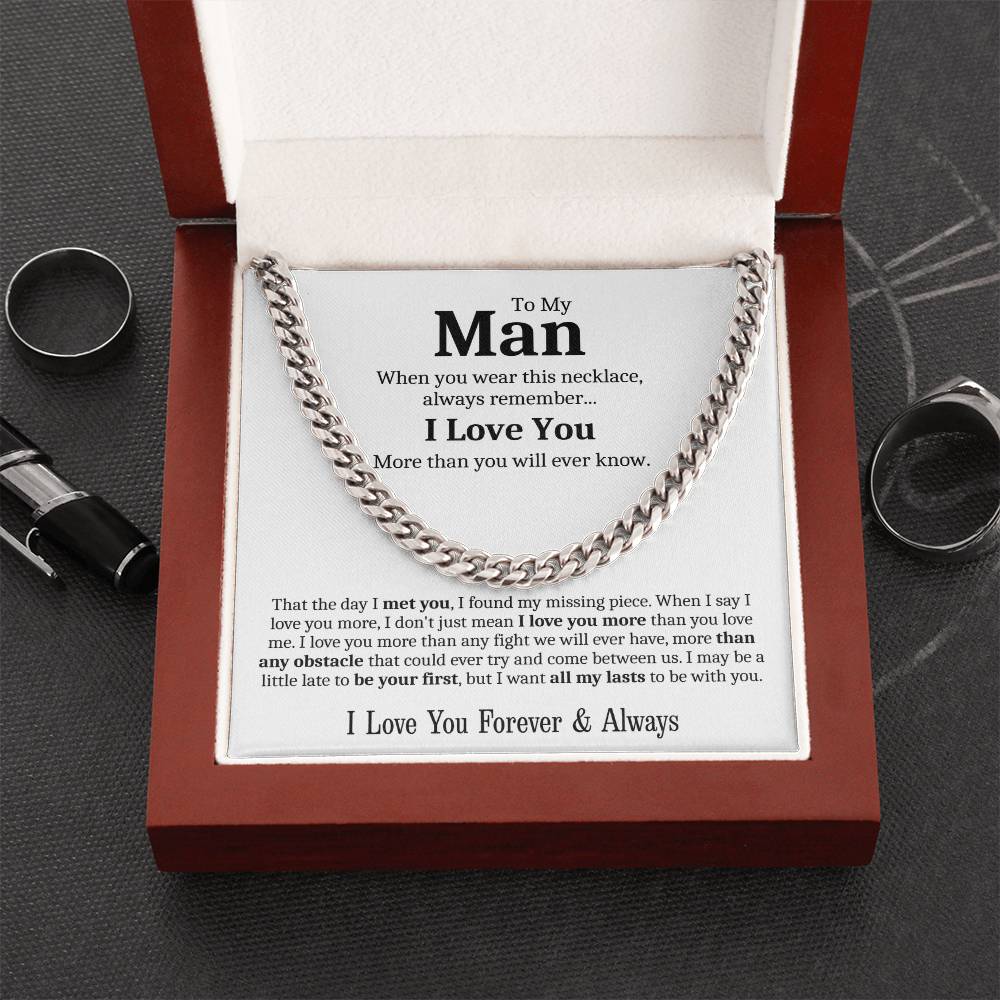 To My Man: Eternal Promise Necklace