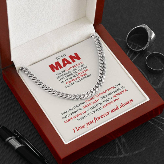 To My Man: The Forever Connected Necklace