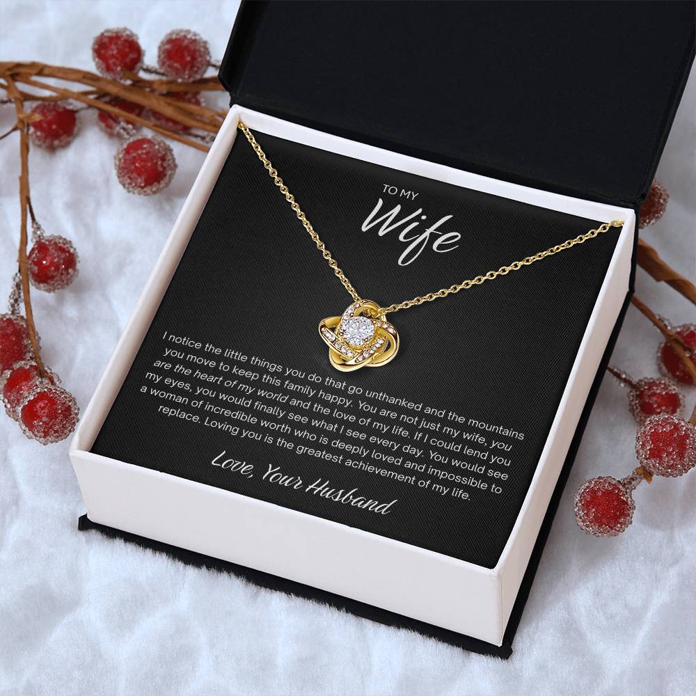 To My Wife: Promise of Us Necklace