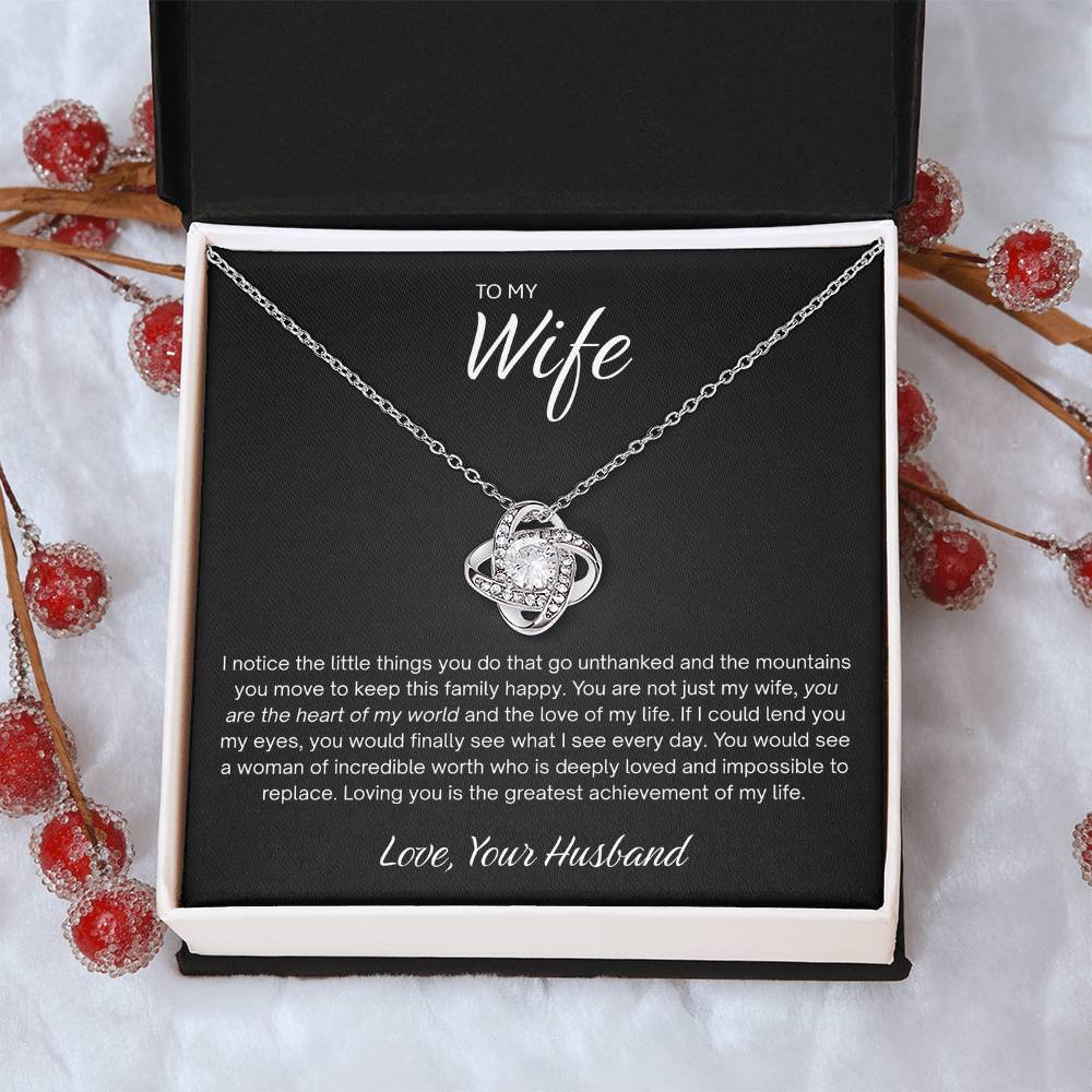 To My Wife: Promise of Us Necklace