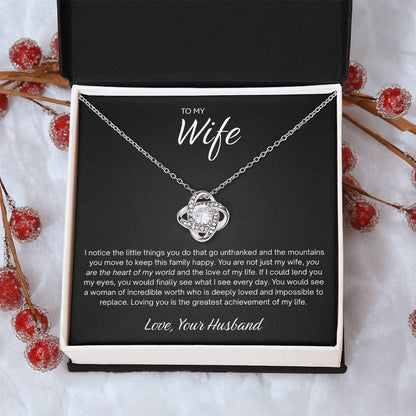 To My Wife: Promise of Us Necklace