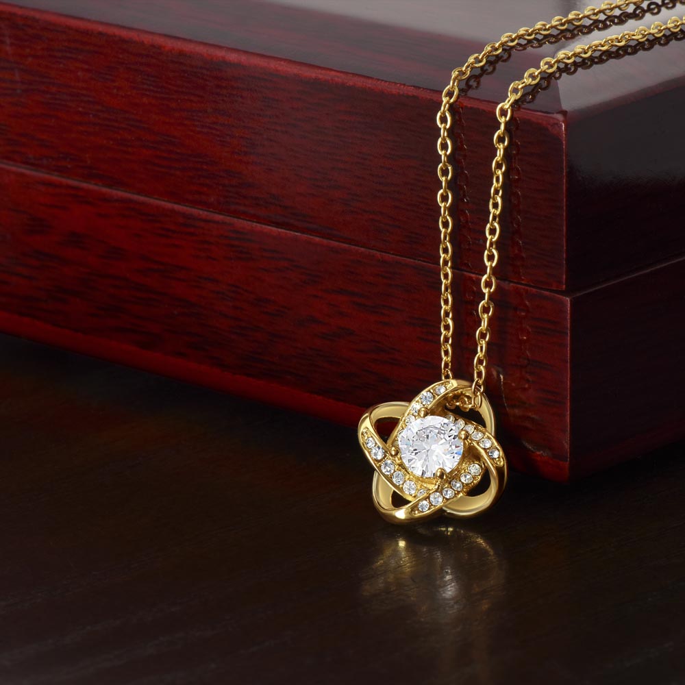 To My Badass Wife: The Everlasting Bond Necklace