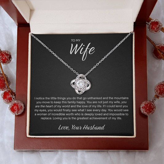 To My Wife: Promise of Us Necklace