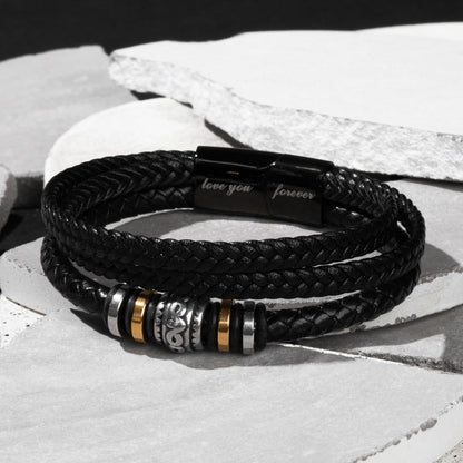To My Man: Bound by Forever Bracelet