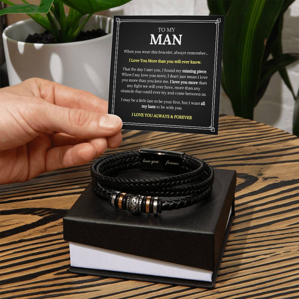 To My Man: Forever Yours Bracelet