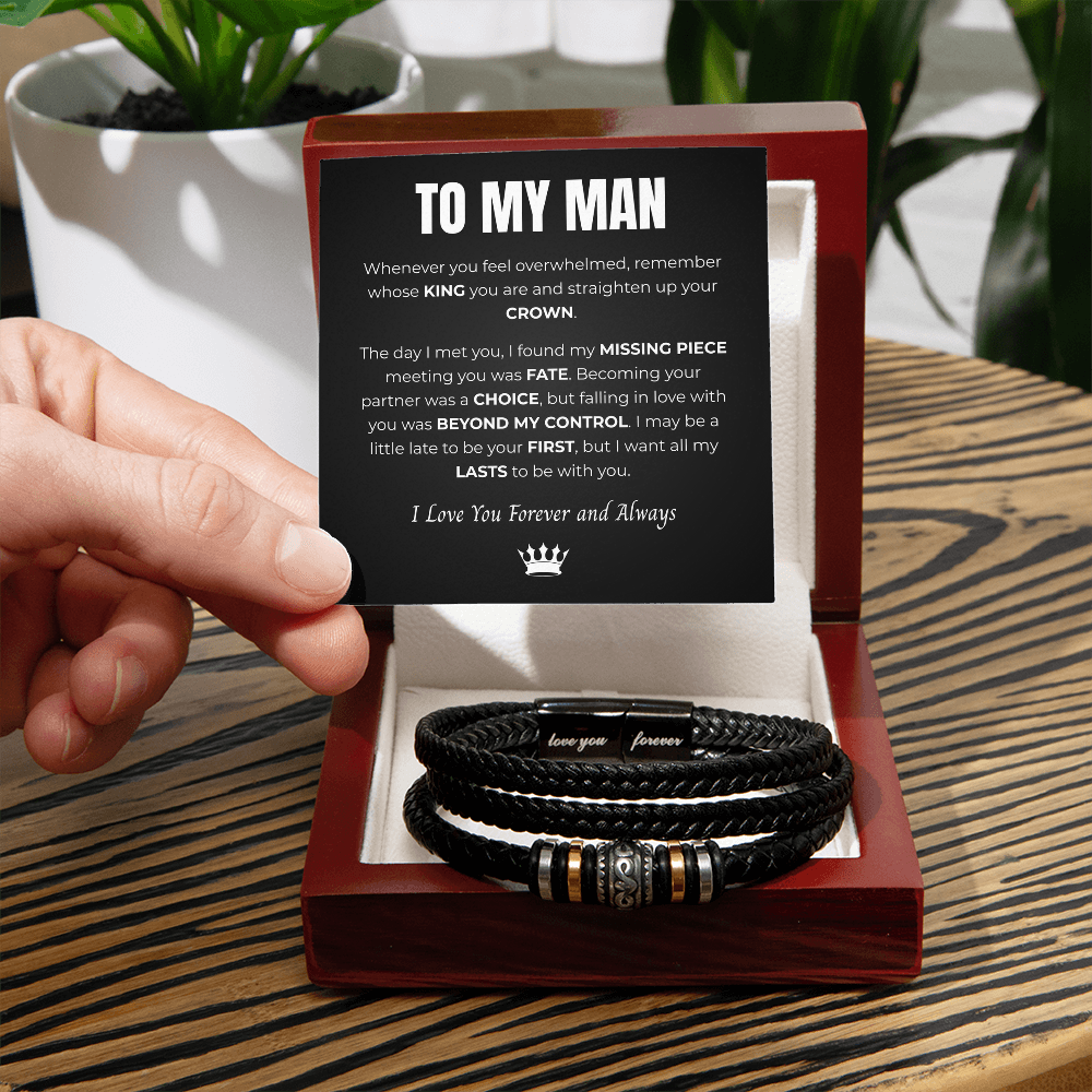 To My Man: Promise of Forever Bracelet