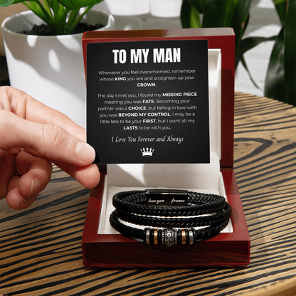 To My Man: Promise of Forever Bracelet