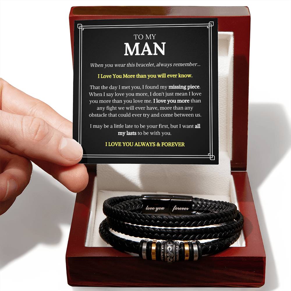 To My Man: Forever Yours Bracelet