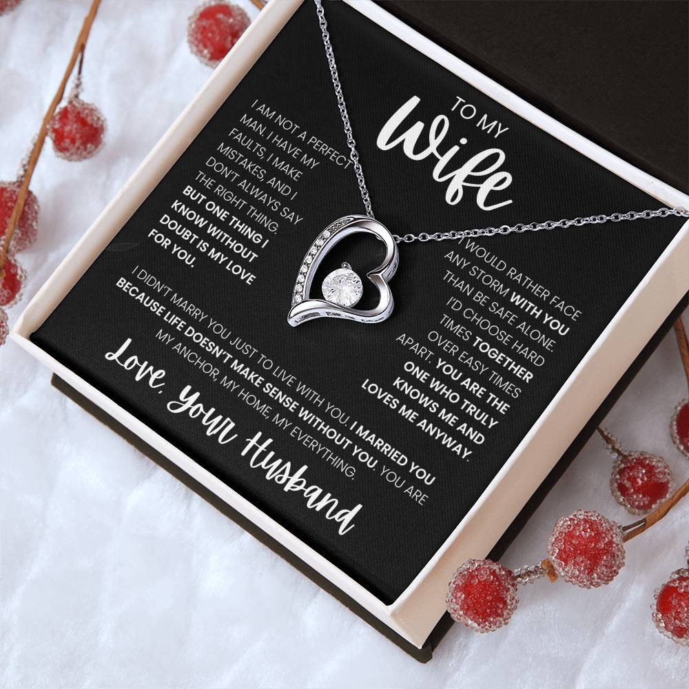 To My Wife: The Forever Bond Necklace
