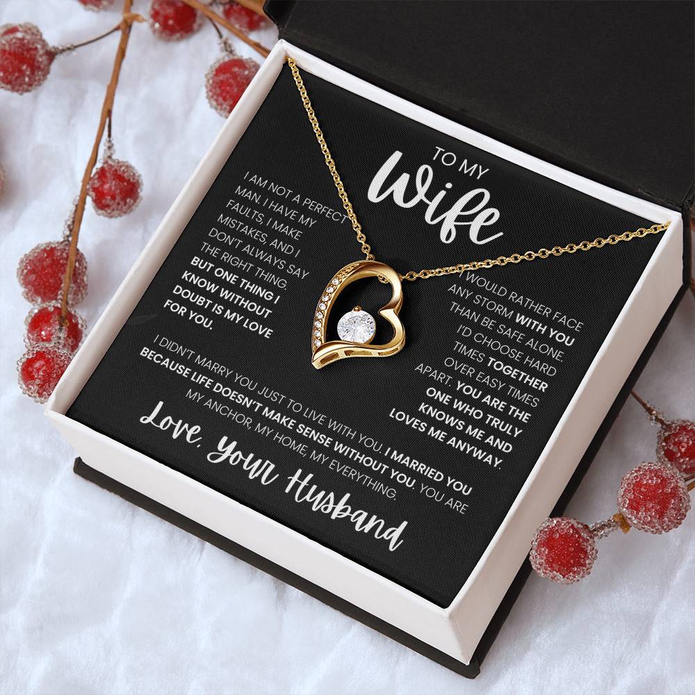 To My Wife: The Forever Bond Necklace