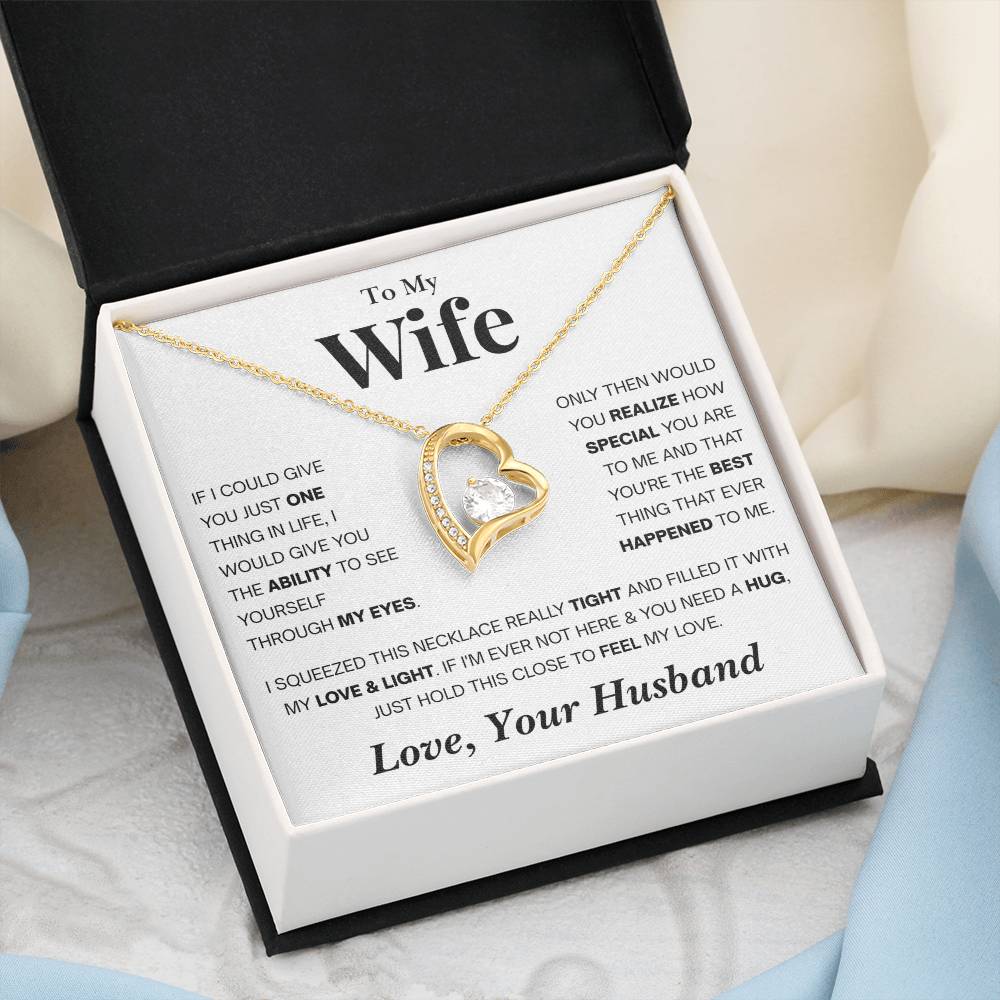 To My Wife: The Purest Promise Necklace