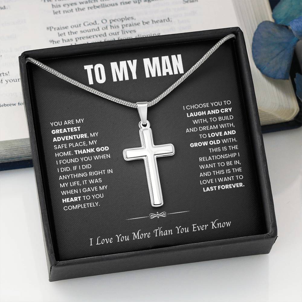 To My Man: Sacred Promise Necklace