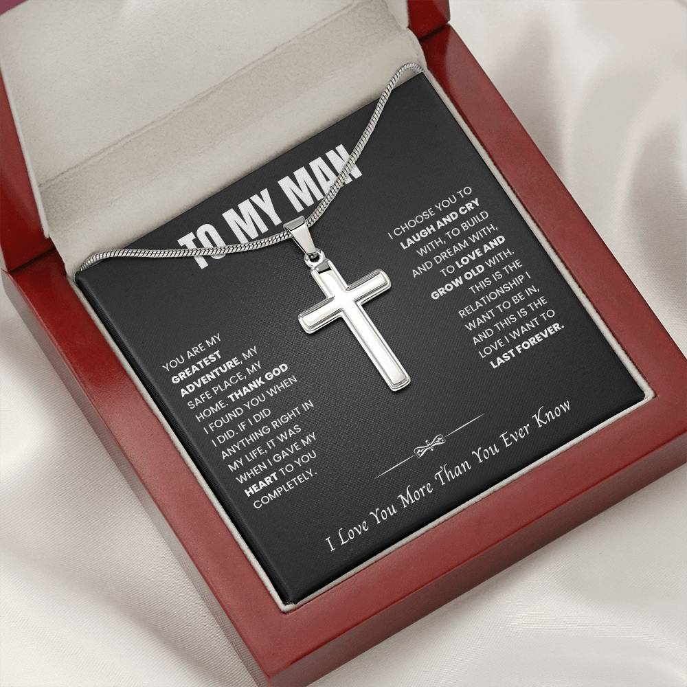To My Man: Sacred Promise Necklace