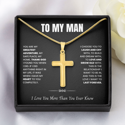To My Man: Sacred Promise Necklace
